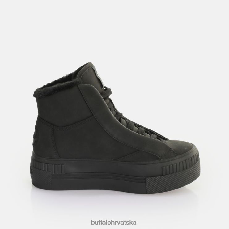 crno Buffalo uparene ph tople tenisice visoke veganske |tenisice TDD6T650